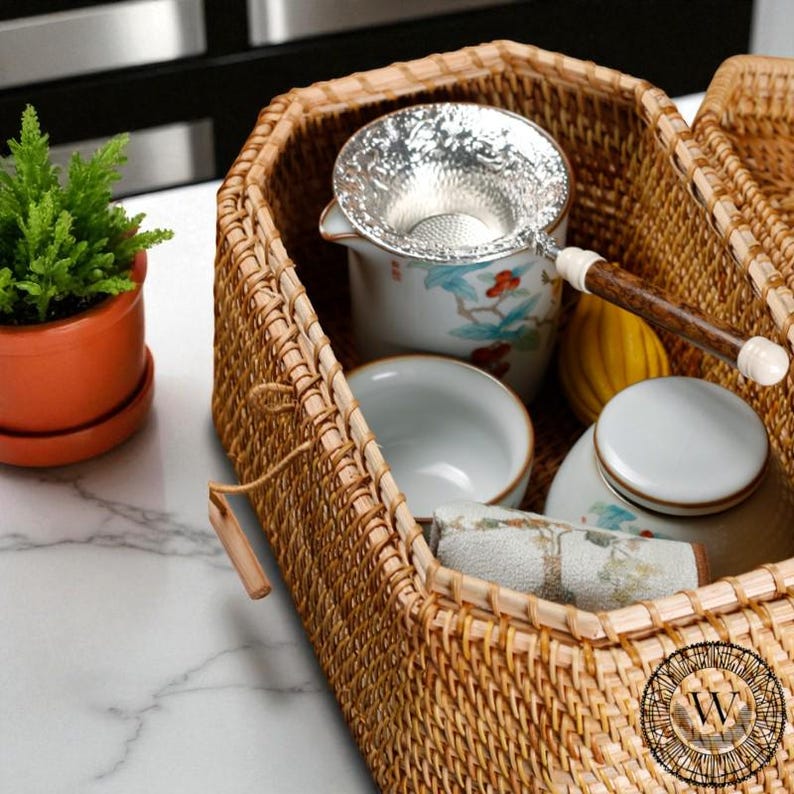 Minimalist Rattan Basket
