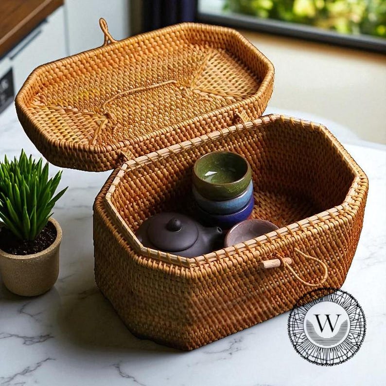 Minimalist Rattan Basket