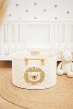 Personalized Cotton Rope Toy Storage Basket