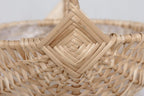 Woven Willow Basket Set with Handle & Liner: Farmhouse Decor