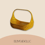 Handwoven Rattan Bread Basket - Rustic Farmhouse Fruit Tray