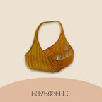 Handwoven Rattan Bread Basket - Rustic Farmhouse Fruit Tray