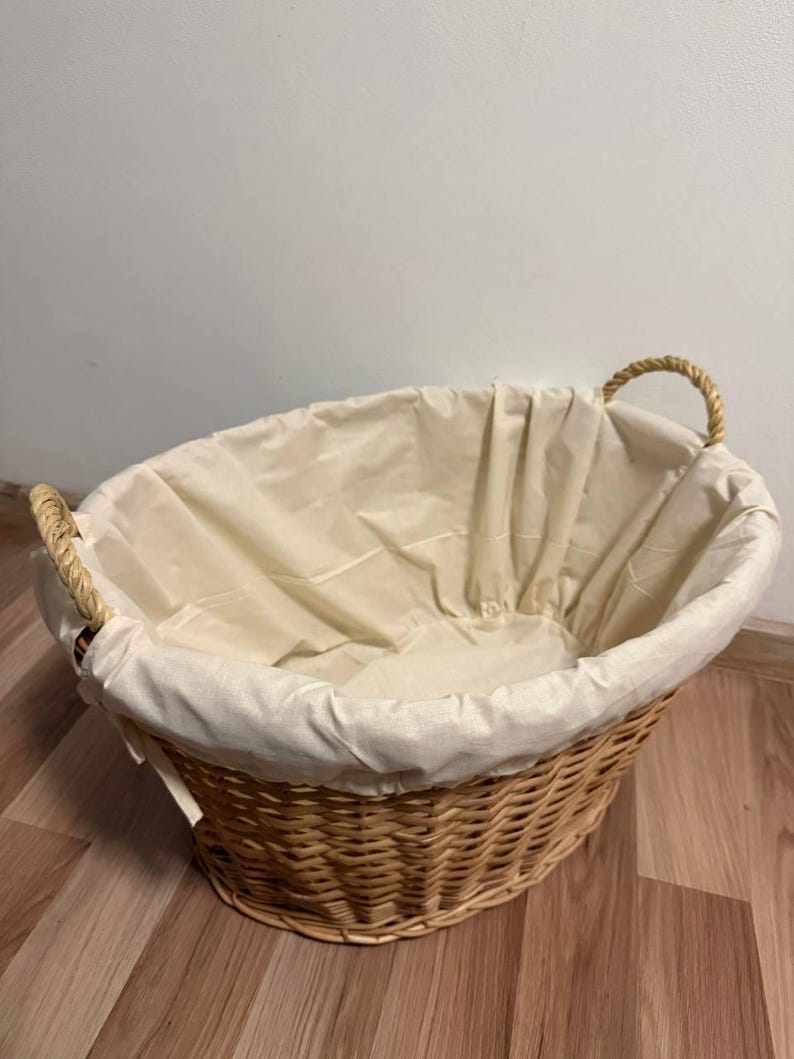 Woven laundry hampers for an organized home