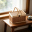Handmade Woven Storage Basket | Bamboo Weaving with Healing Energy Gentle