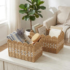 Handwoven Paper Rope Storage Basket