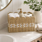 Handwoven Paper Rope Storage Basket